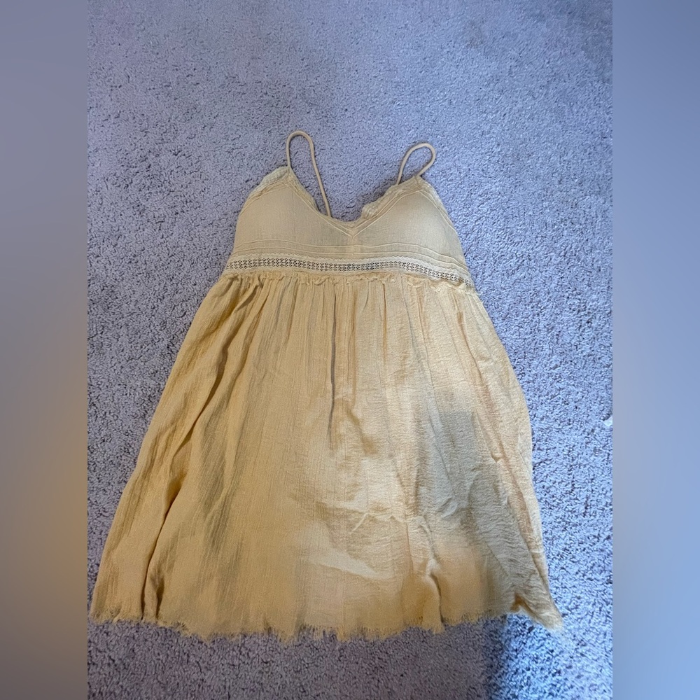 Urban Outfitters yellow sun dress